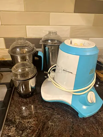 Used Compact Mixer Grinder with 3 Jars - Working Condition