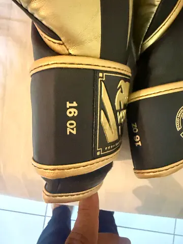 Venom 16oz Boxing Gloves with Hayabusa boxing shoes size UK 10