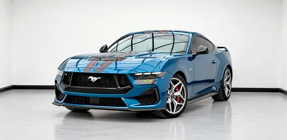 2026 Ford Mustang GT Performance, Adriatic Blue, Ford Warranty + Service Contract, GCC