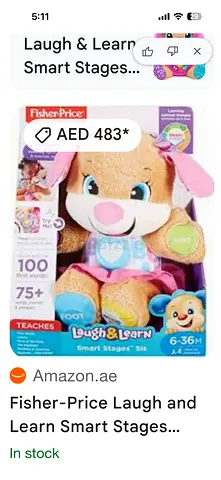 Fisher-Price Laugh & Learn Smart Stages Puppy - Lightly Used, Works Perfectly x 2