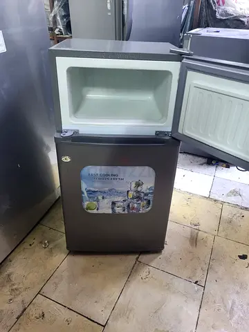 Mini double door fridge