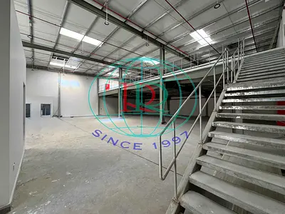 BRAND NEW WAREHOUSES WITH MEZZANINE FLOOR & ELECTRICITY LOAD UP TO 125 KV AVAILABLE IN INDUSTRIAL AREA 15 NEAR AL SHAMS MEDICAL CENTRE