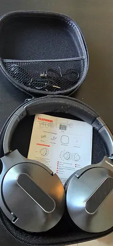 Over-ear Bluetooth Headphones with Carry Case - Good Condition