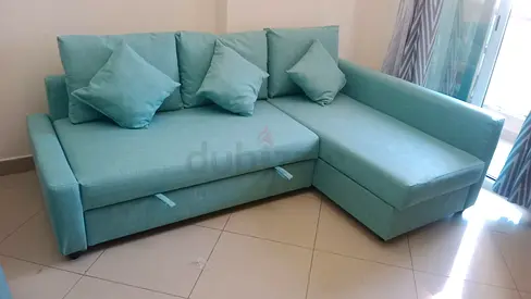 IKEA sofa cum bed L shape with big storage