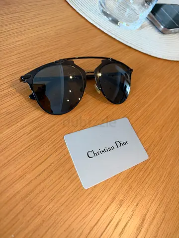 Authentic Christian Dior Black Aviator Sunglasses