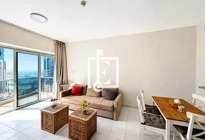 Furnished 1BR | Marina Tower | Partial Sea View