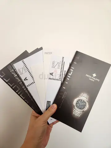Original Patek Philippe Leather Certificate Folder with Nautilus Booklet (Ref. 5712)