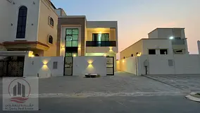 For sale, a villa in Ajman Al Yasmeen, 6 master rooms, a Majles room, a hall, maid room, freehold fo