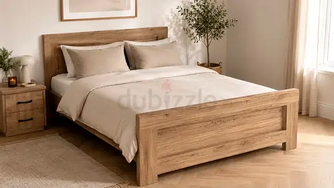 Solid Wood - King Size Bed for Sale