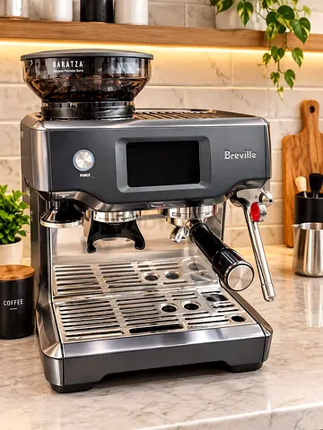 Breville espresso machine with integrated grinder (well maintained) like new condition