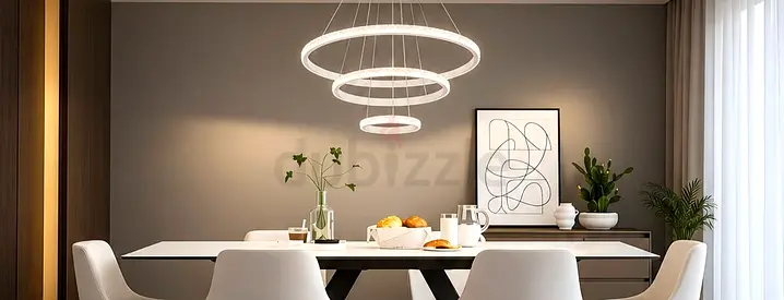 Modern Led 3ring white body 3color Led size 60.40.20 - offer prices Only 110