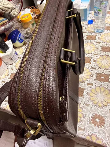 Da Milano Italia men laptop leather bag