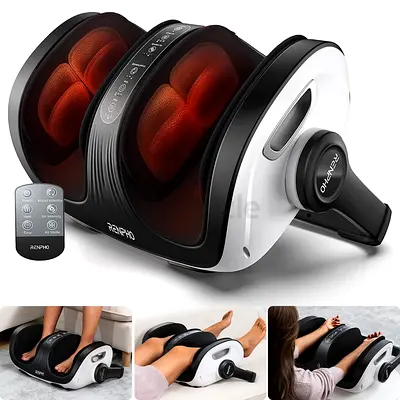 Renpho Shiatsu Foot and Calf Massager with Heat and Remote