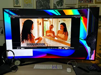 Samsung 65-inch Curved Smart UHD TV (a cracked screen but still very useable!)