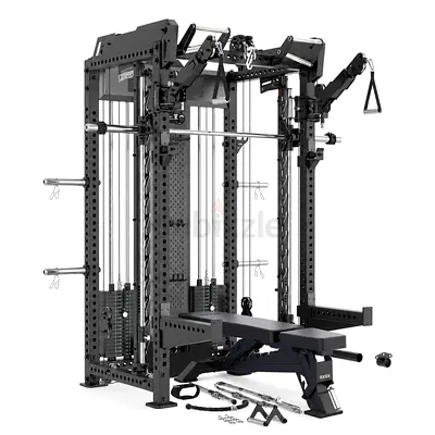 Axox Fitness R7 Pro Functional Trainer with Adjustable Bench