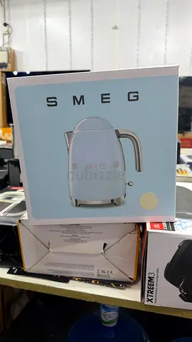 Smeg Electric Kettle - 1.7L, Pastel Blue (Boxed)
