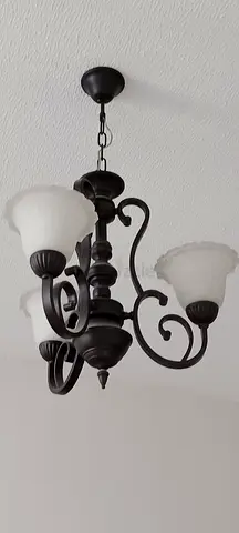 Ceiling light fitting 2 sets with 3 lights suitable for living room