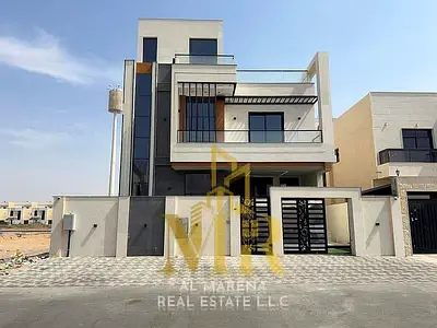 Villa for Sale in Al Yasmin – Ajman | 5 Bedrooms | 2 Floors + Roof | Electricity, Water, and Air Conditioning Included