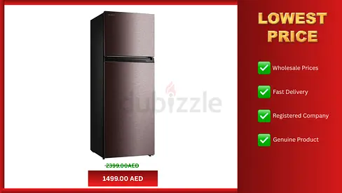 Toshiba Refrigerator Double Door Fridge 624L GR-RT624WE-PM - 1 Year Warranty
