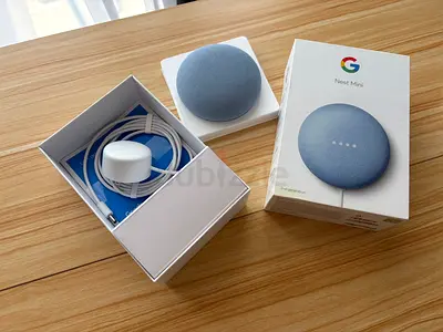 Google Nest Mini (2nd Generation) Smart Speaker, Light Blue, with Original Box