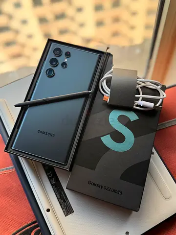 S22 Ultra 256GB Green TRA with box