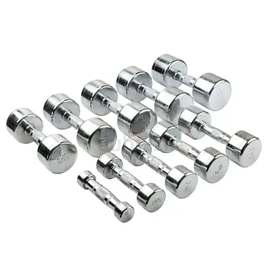 Chrome Dumbbell Set 1KG - 10KG