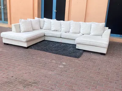 The One Kingston Sectional U Shape Sofa Beige