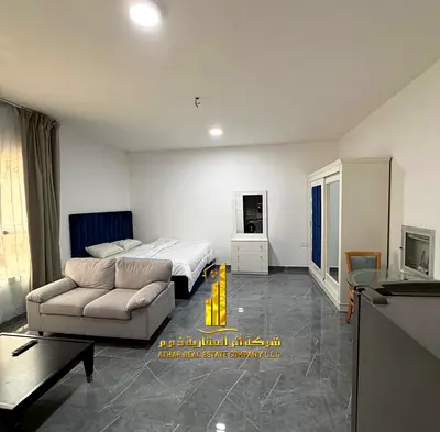 استوديو VIP | مفروش بالكامل | بإطلالة مميزة | للإيجار الشهري | موقع متميز في عجمان – شامل جميع الفواتير والواي فاي