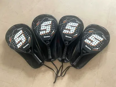 🔥 URGENT SALE: 4 PADEL RACKETS FOR JUST AED 450! 🔥 🎾 4 x Senston 4007 Padel Rackets