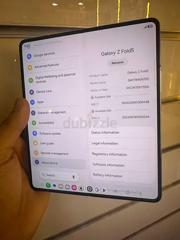 Samsung zfold5 12/256 dual sim