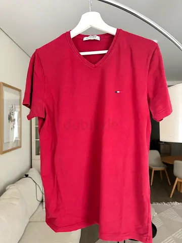 V-Neck shaped t-shirt. Size S