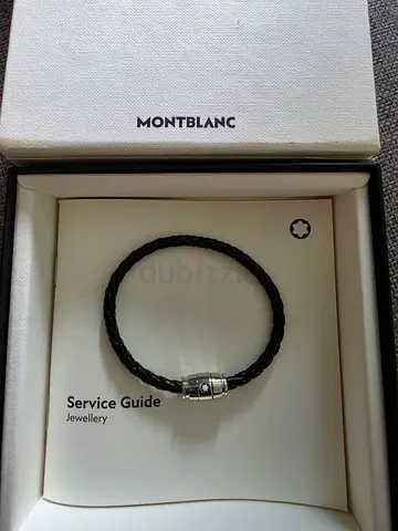 Montblanc Bracelet Learher Stainless stell