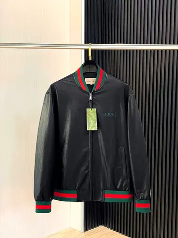 Gucci leather jacket for men