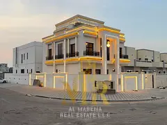 Luxurious Classic Corner Villa for Sale in Al Zahia – Ajman | 6 Master Bedrooms | Rooftop | Regist