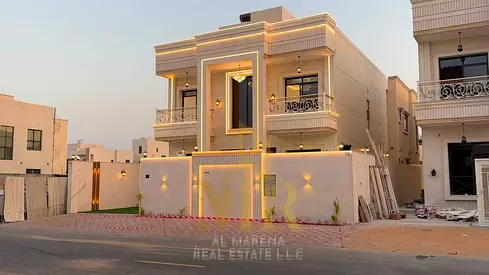 فيلا فاخرة للبيع في الزاهية – عجمان | 3 غرف ماستر | تشطيبات سوبر ديلوكس | تصميم عصري وموقع مميز