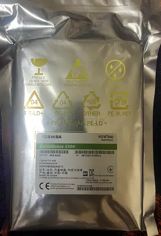 Toshiba Surveillance S300 4TB HDD (Sealed ESD Bag)