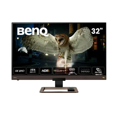 BenQ 32 inch Bezel-Less HDR 400 IPS Entertainment Monitor, EW3280U