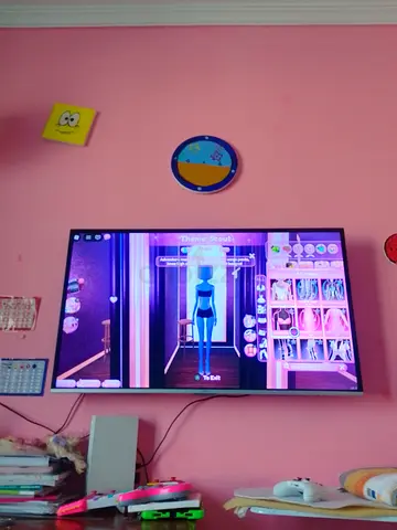 50inch LED TV mounted on wall - good condition