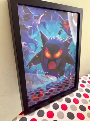 Pokemon - Framed Gengar lenticular picture