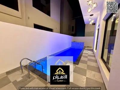 Luxury 3-story villa with a swimming pool – Registration fees included – Prime location – Close to all amenities – Excellent finishes – The best in Aj