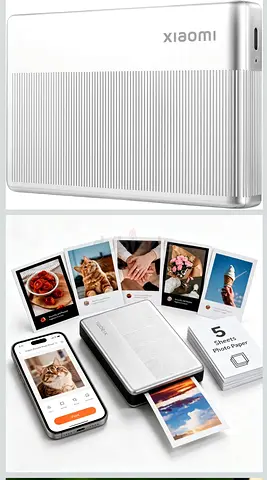 Xiaomi Portable Pocket Photo Printer - White (New)