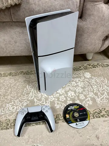 PlayStation 5 Slim Disc Edition with DualSense Controller & The Crew Motorfest