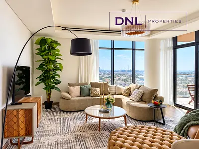 Burj Khalifa And Sea View | High Floor | Furnished