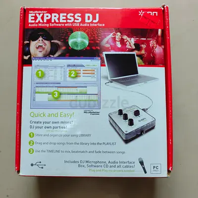 Ion Express DJ Mixmeister USB powered Audio Interface W/ Original Manual.