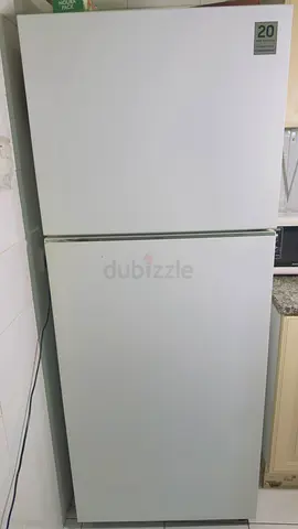 White Top-Freezer Refrigerator - Good Working Condition Samsung