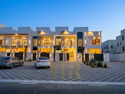 For sale: A distinctive villa in Al Helio 2, directly on the main road, featuring a modern design and high-quality finishes, ideal for those seeking s