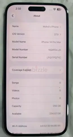 iPhone 14 Pro Max 256GB - Good Working Condition