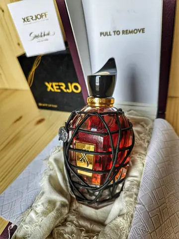 Xerjoff p.13 perfume closed box packaging