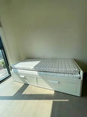 Ikea daybed frame with mattresses