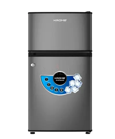 KROME 138L Double Door Refrigerato/ Brand New/ 1 Year Warranty